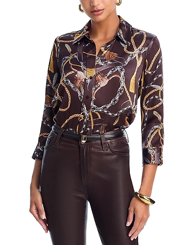 L'Agence Dani Silk Blouse