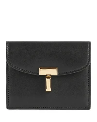 Toteme T-Lock Leather Cardholder