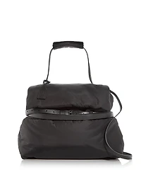 Moschino Tie Me Medium Nylon Shoulder Bag