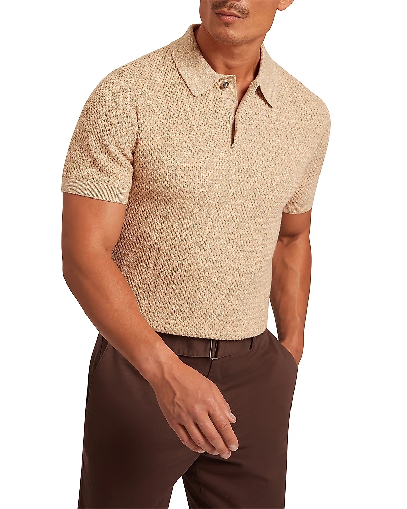 Ted Baker Janko Textured Knit Polo