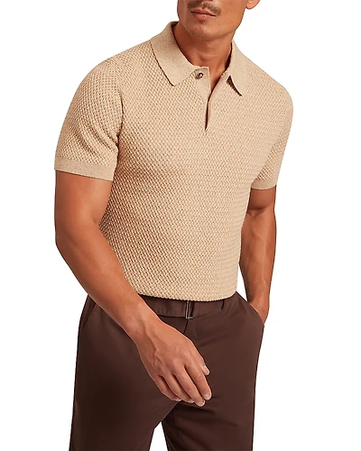 Ted Baker Janko Textured Knit Polo