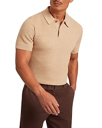 Ted Baker Janko Textured Knit Polo