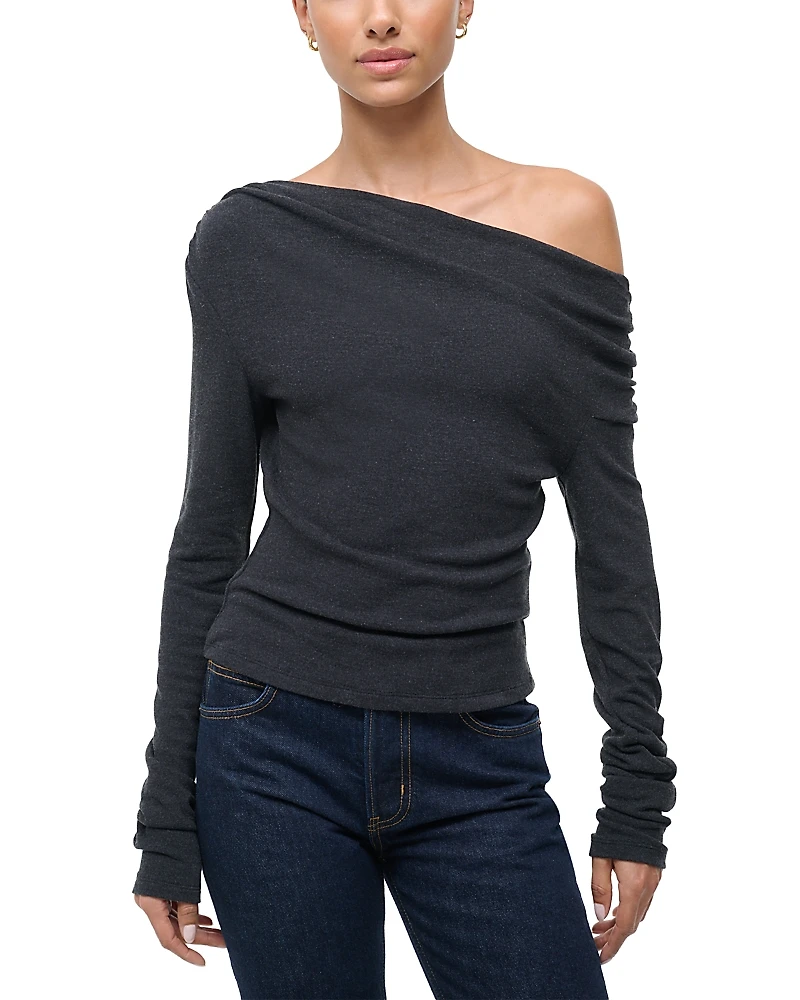 Staud Philomena One Shoulder Top