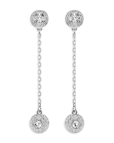 Swarovski Una Crystal Angelic Front To Back Drop Earrings