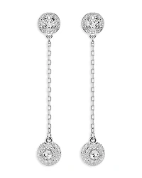 Swarovski Una Crystal Angelic Front To Back Drop Earrings