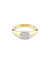 Swarovski Dextera Pave Crystal Cluster Ring
