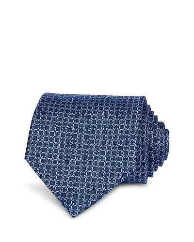 The Men's Store at Bloomingdale's Geo Print Silk Neck Tie - Exclusive