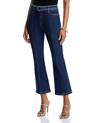 Cinq a Sept Madi High Rise Belted Ankle Jeans