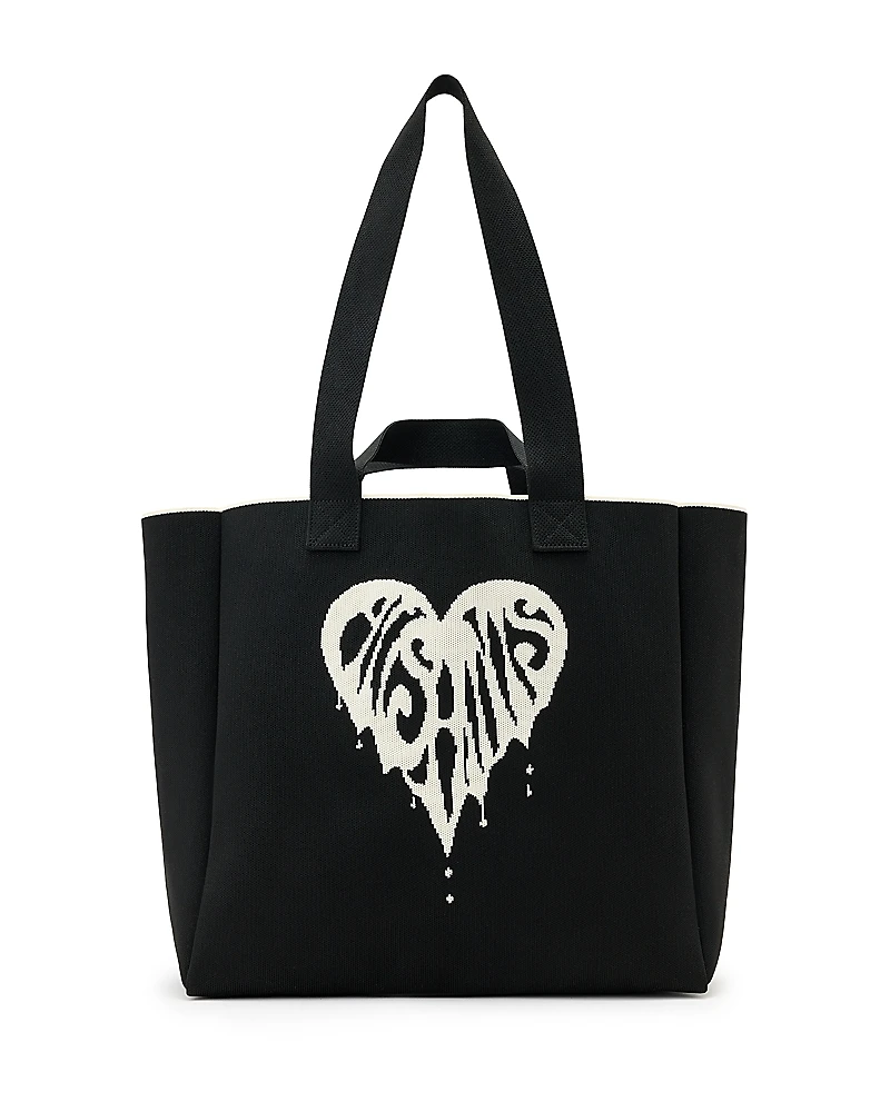 Allsaints Izzy Heart E/W Large Tote Bag