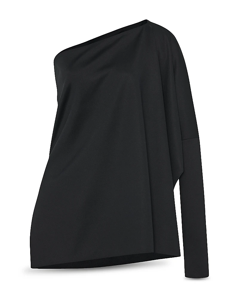 Rosetta Getty One Shoulder Caftan Top