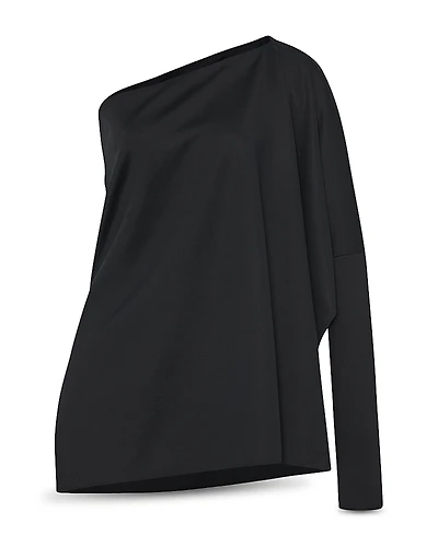 Rosetta Getty One Shoulder Caftan Top