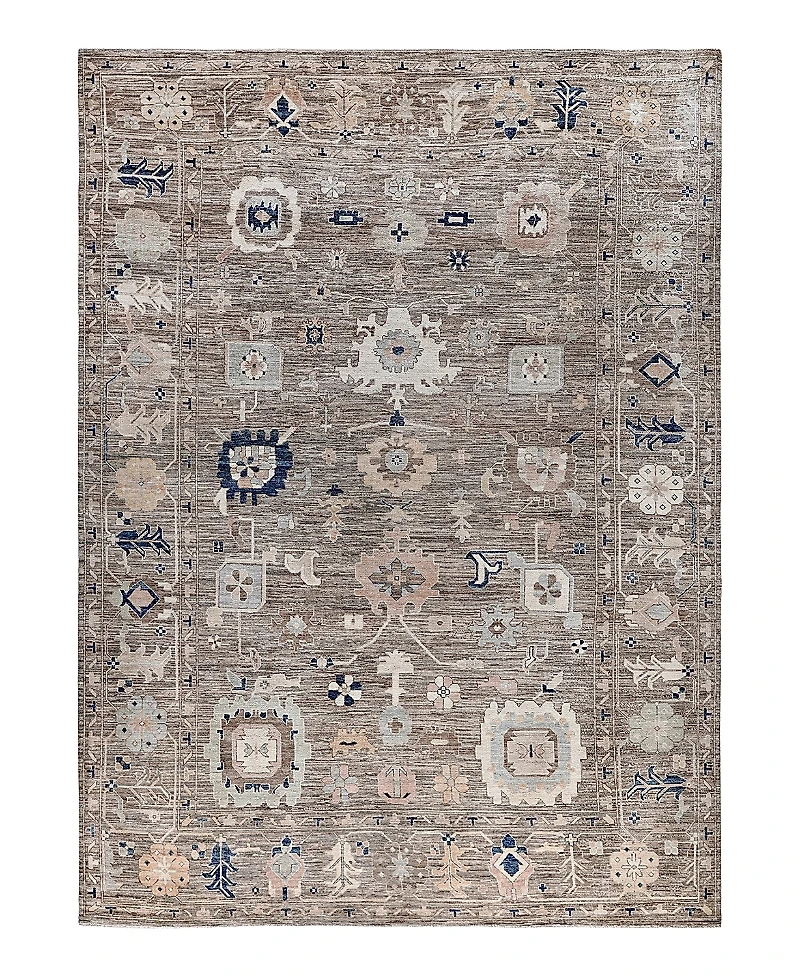 Bloomingdale's Colorful Oushak M0103-34 Area Rug, 10'2x13'10
