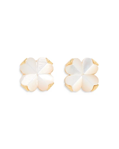 kate spade new york Spade Flower Stone Stud Earrings