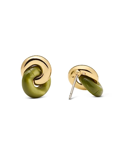 kate spade new york Interlock Stud Earrings