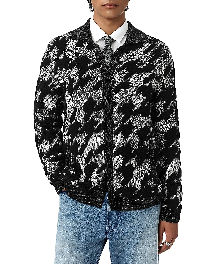 John Varvatos Venosa Houndstooth Jacket