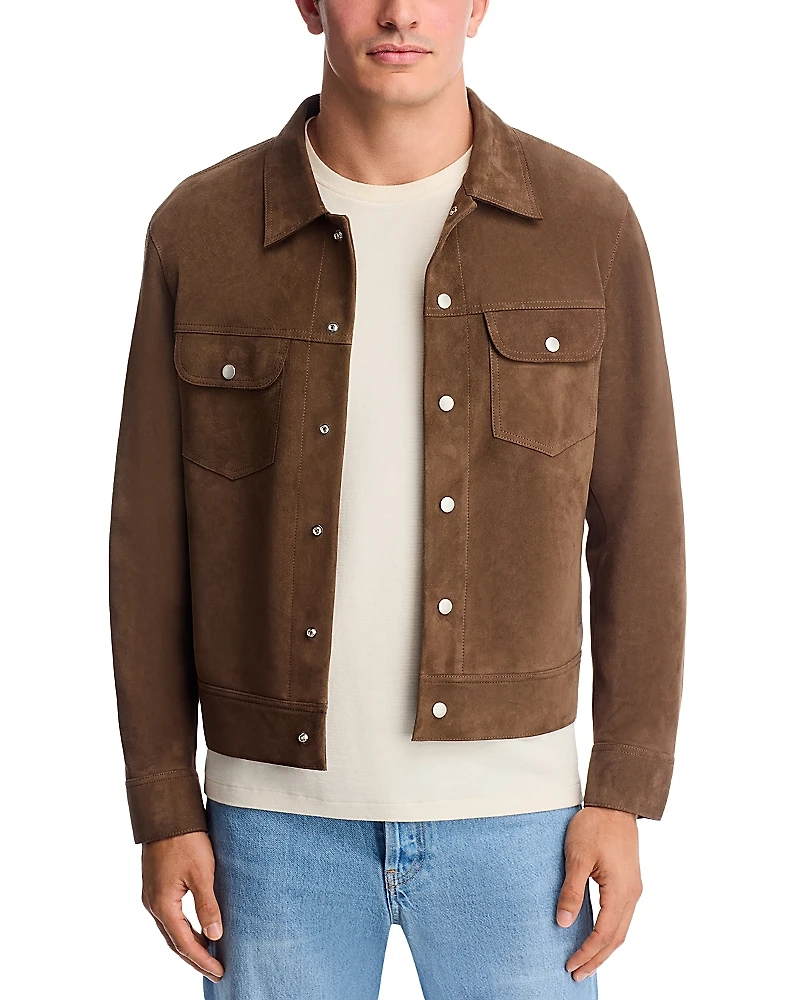 Frame Suede Trucker Jacket