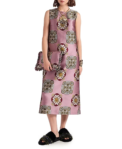 La DoubleJ Column Dress Nucleus Dusty Pink