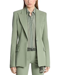 Michael Kors Georgina Stretch Wool Blazer
