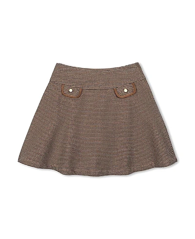 Hope & Henry Organic Circle Skirt with Pocket Detail - Little Kid