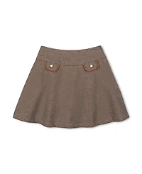 Hope & Henry Organic Circle Skirt with Pocket Detail - Little Kid