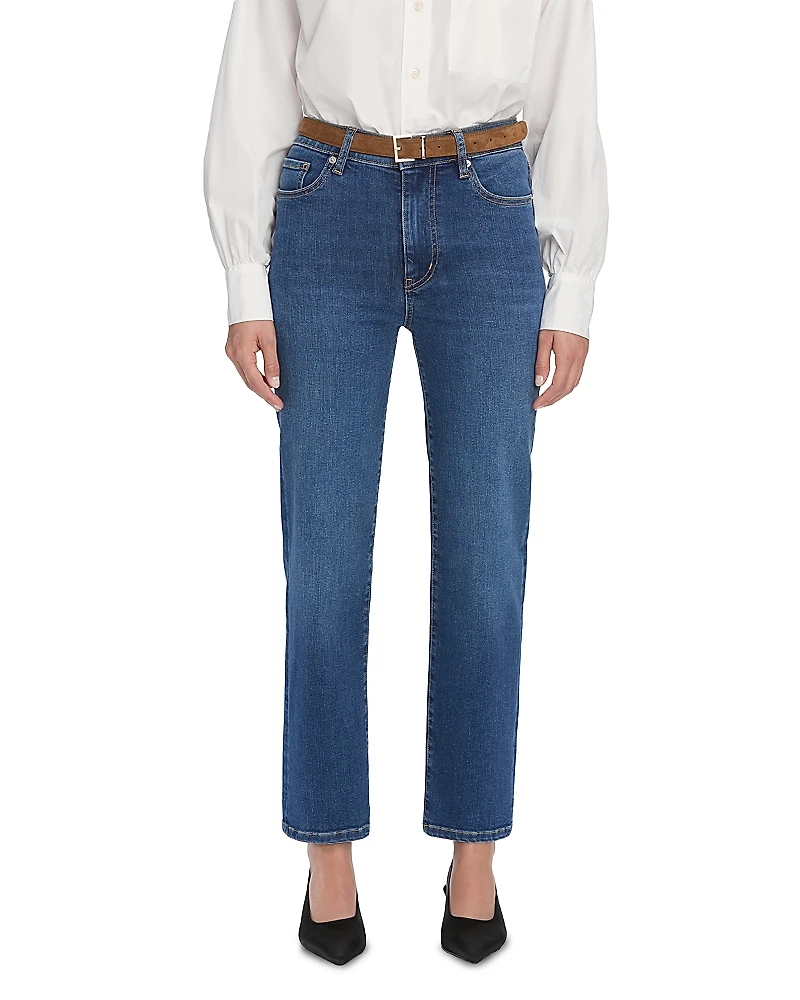 Frame Pixie Le Sleek High Rise Straight Leg Jeans