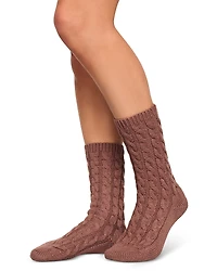 Eberjey Cozy Cable Knit Socks