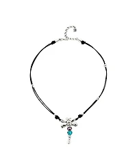 UNOde50 Dragonfly Leather Necklace