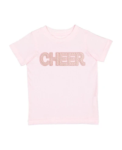Sweet Wink Girls' Cheer Pearl Patch Short Sleeve T-Shirt - Baby