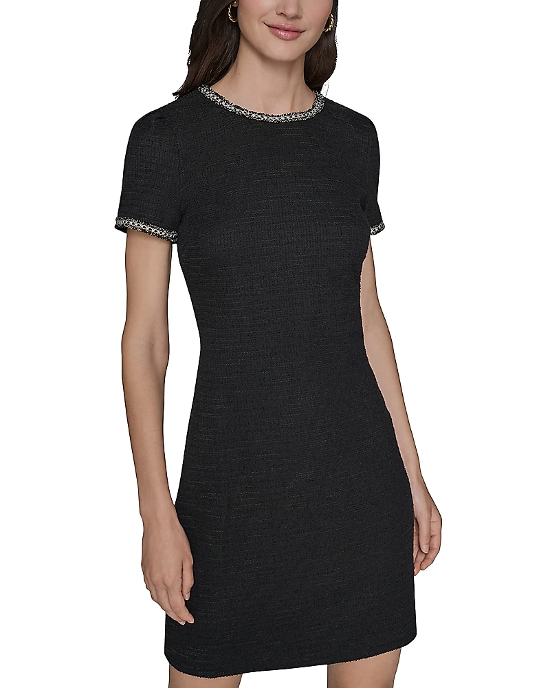 Karl Lagerfeld Paris Tweed A Line Dress