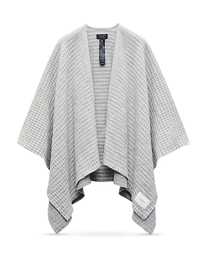 rag & bone Joni Waffle Wool Poncho