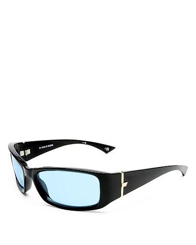 Le Specs Du Jour Rectangle Sunglasses, 60mm