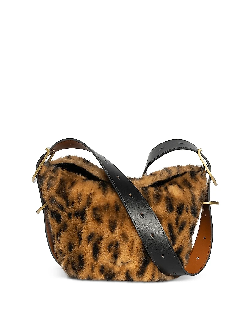 Zadig & Voltaire Baby Jane Faux Fur Crossbody Bag