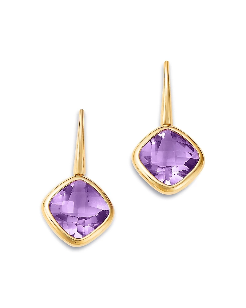 Bloomingdale's Fine Collection Gemstone Cushion Drop Earrings