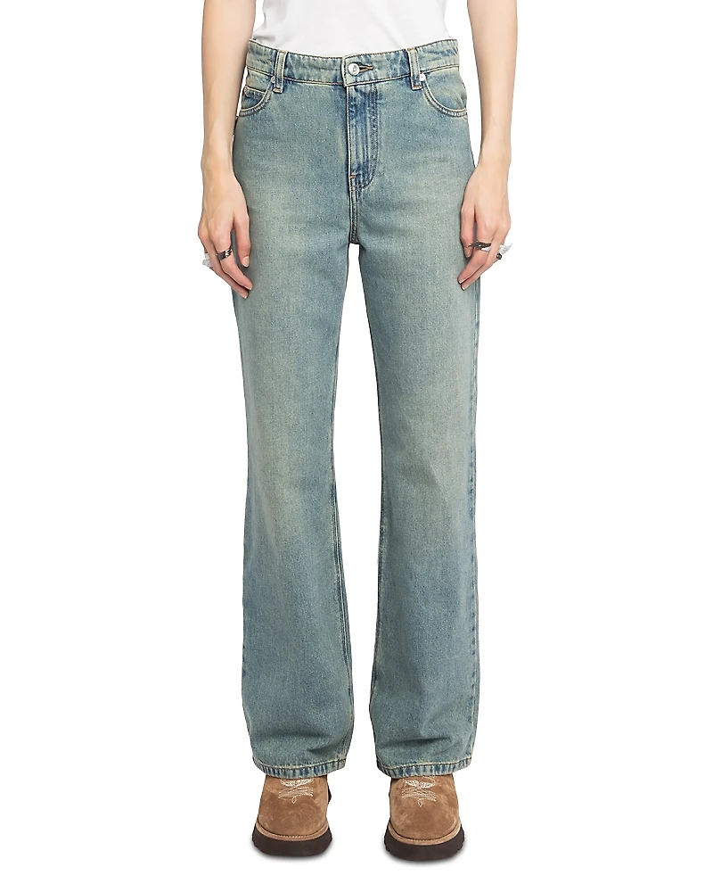 Zadig & Voltaire Evy Low Rise Bootcut Jeans