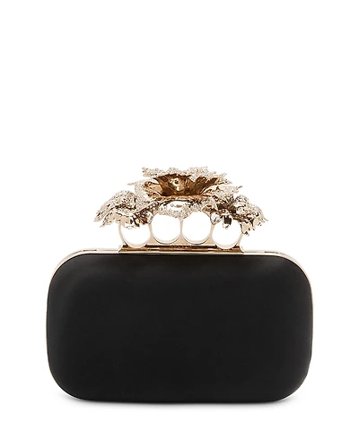 McQueen Carnation Silk Clutch