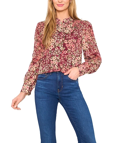 CeCe Floral Blouse