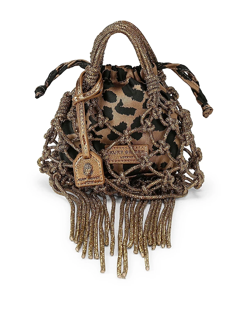 Kurt Geiger London Mini Macrame Crystal Bag