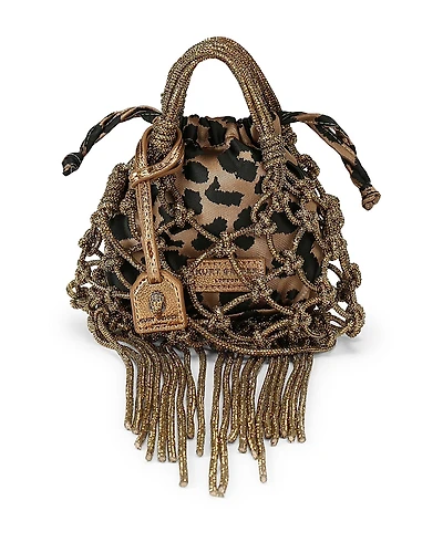 Kurt Geiger London Mini Macrame Crystal Bag