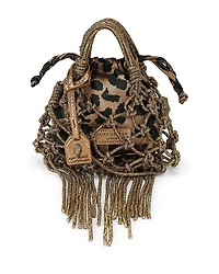 Kurt Geiger London Mini Macrame Crystal Bag