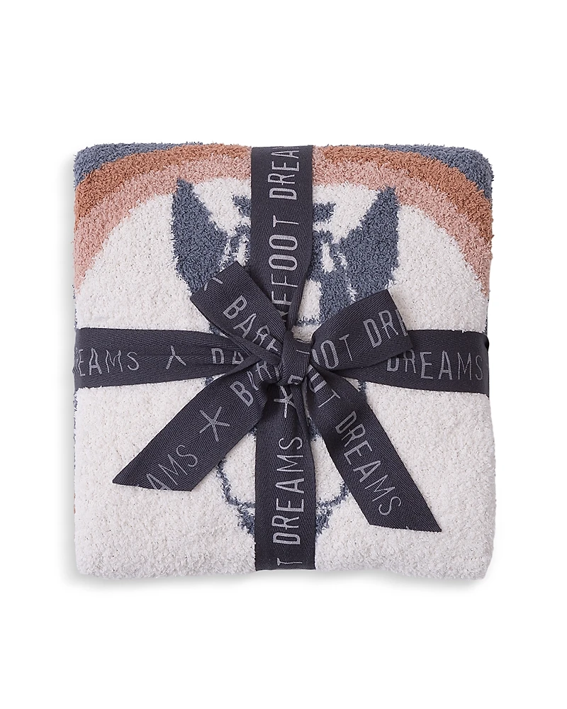 Barefoot Dreams Boys' CozyChic Spaceship Stroller Blanket - Ages 0+