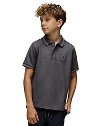 Psycho Bunny Boys' Hart Pima Cotton Pique Polo Shirt - Little Kid, Big Kid