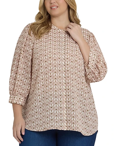 Nydj Plus Bonnie Blouse