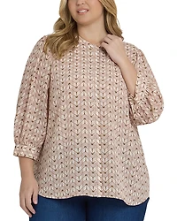 Nydj Plus Bonnie Blouse