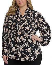 Nydj Plus Pleated Front Tunic