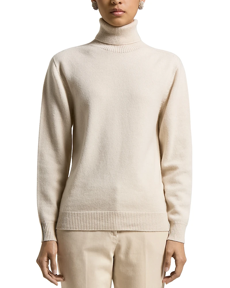 Peserico Knitted Cashmere Turtleneck Sweater