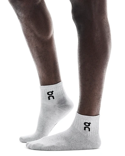 On Unisex Logo Mid Socks, Pack of 3