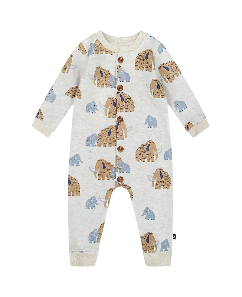 Deux par Boys' One-Piece Fleece Romper - Baby
