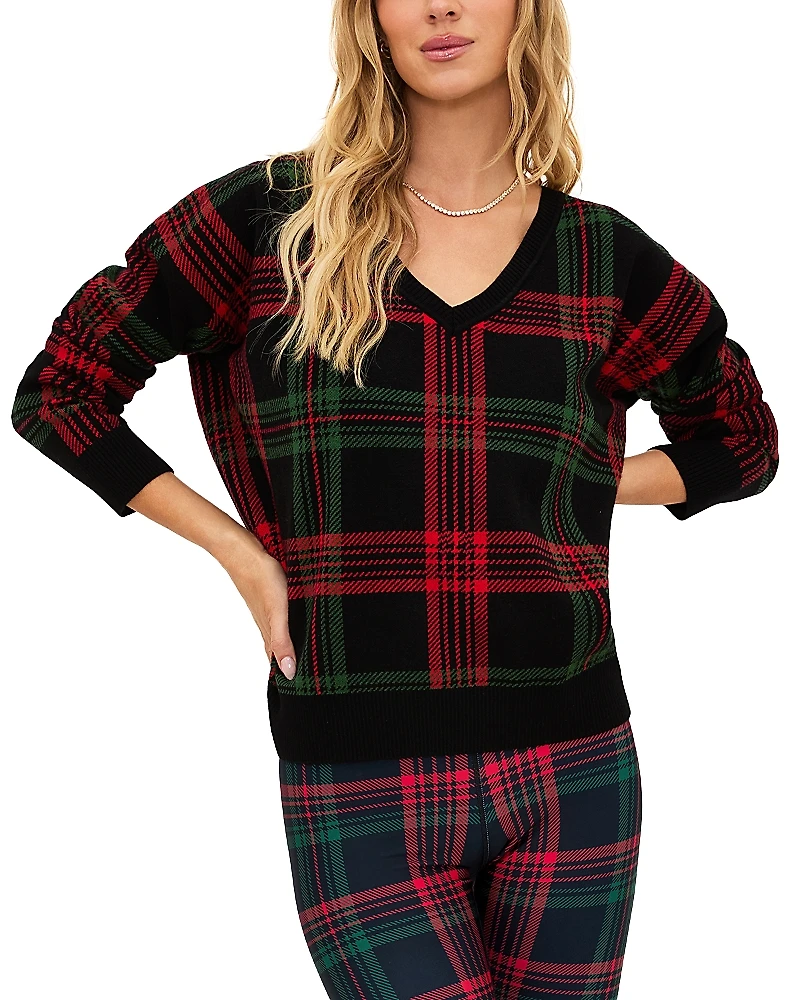 Beach Riot Joey V Neck Pullover Sweater