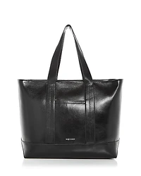 McQueen Leather Shopper Tote