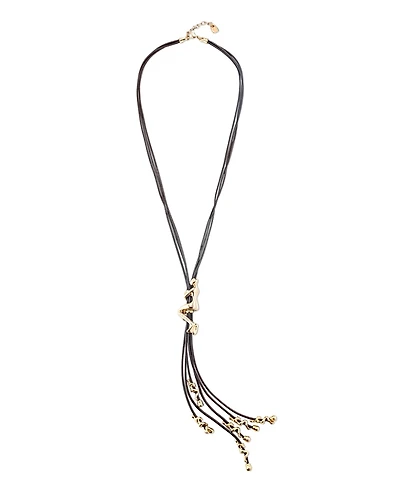 UNOde50 Golden Cord Layer Necklace